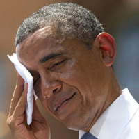 obama+sweat